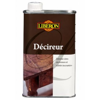 Bidon de Décireur LIBERON 0,5L pour éliminer les anciennes cires sur bois.